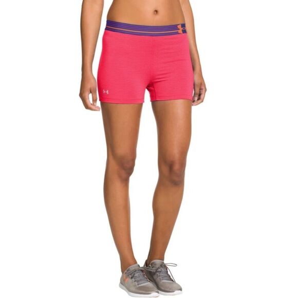 Under Armour Women’s Medium pink and purple compression shorts #activewear - Picture 1 of 4